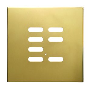 Wise Intense Polished Brass Plate