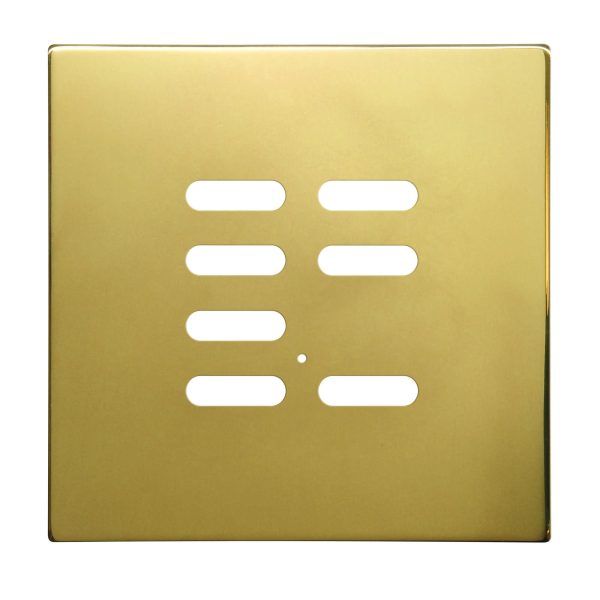 Wise Intense Polished Brass Plate