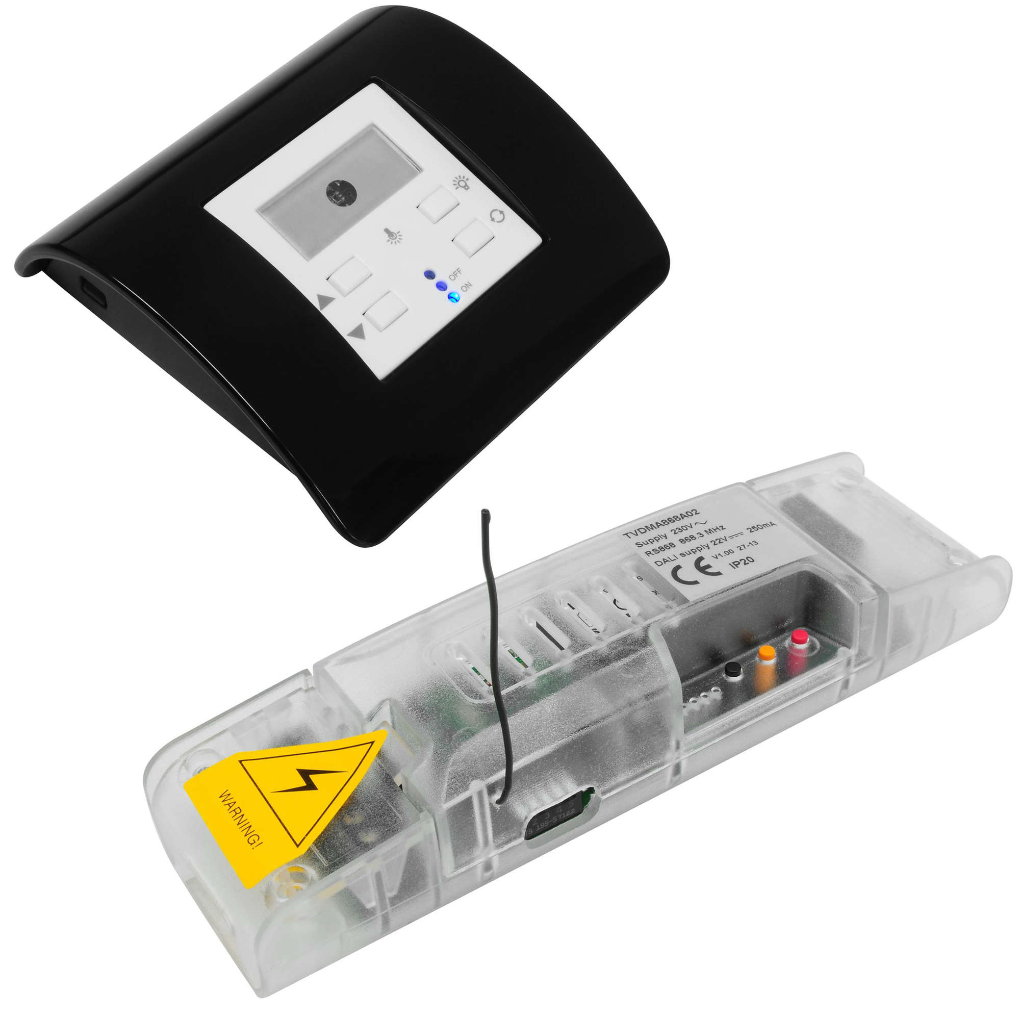 Wise Mouse Dimmer Switch Daylight Sensor & Scene Dali 240V Black