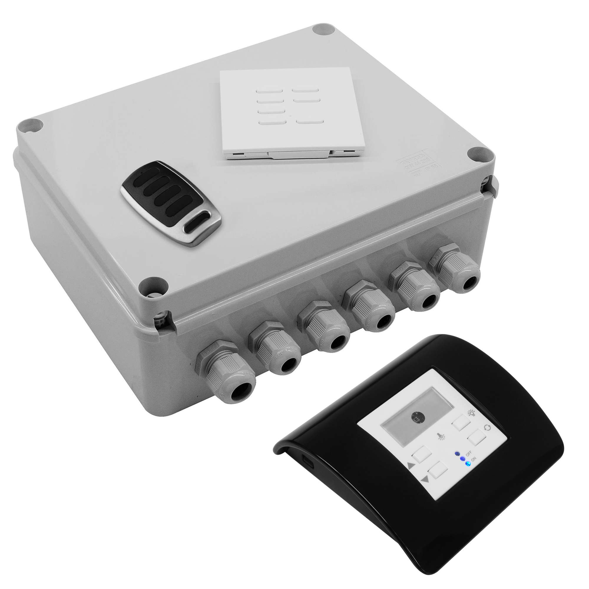 Wise Scene Box, Keypad, Keyfob and Mouse Dimmer & Daylight Sensor Kit 240V 4x500W