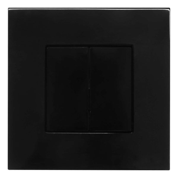 Wise Sharp Switch 2 Channel Black