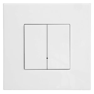 Wise Sharp Switch 2 Channel White