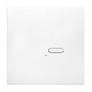 Wise Switch 1 Channel Satin White Aluminium 3V