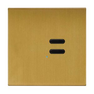 Wise Switch 2 Channel Satin Brass 3V