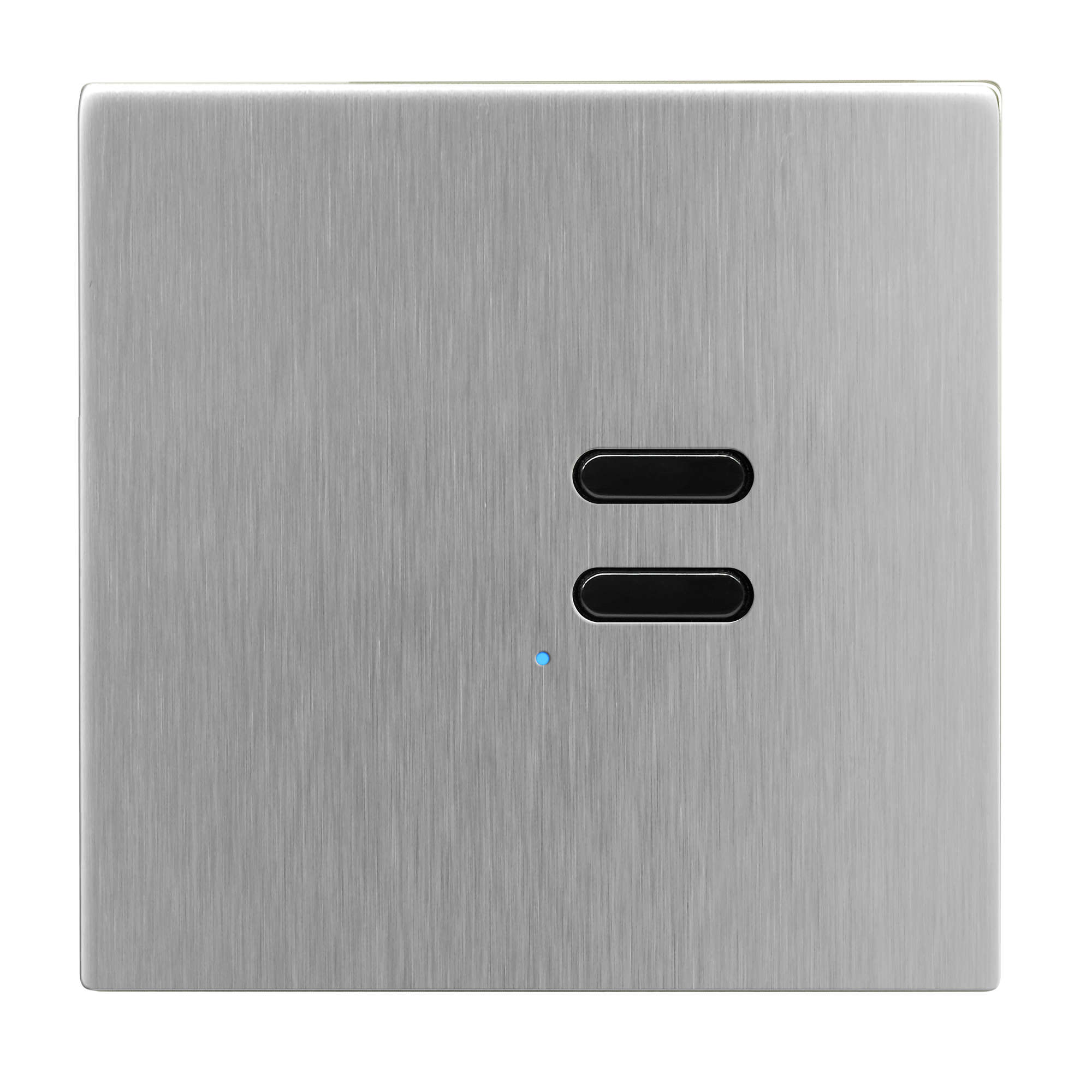 Wise Switch 2 Channel Satin Stainless Steel 3V