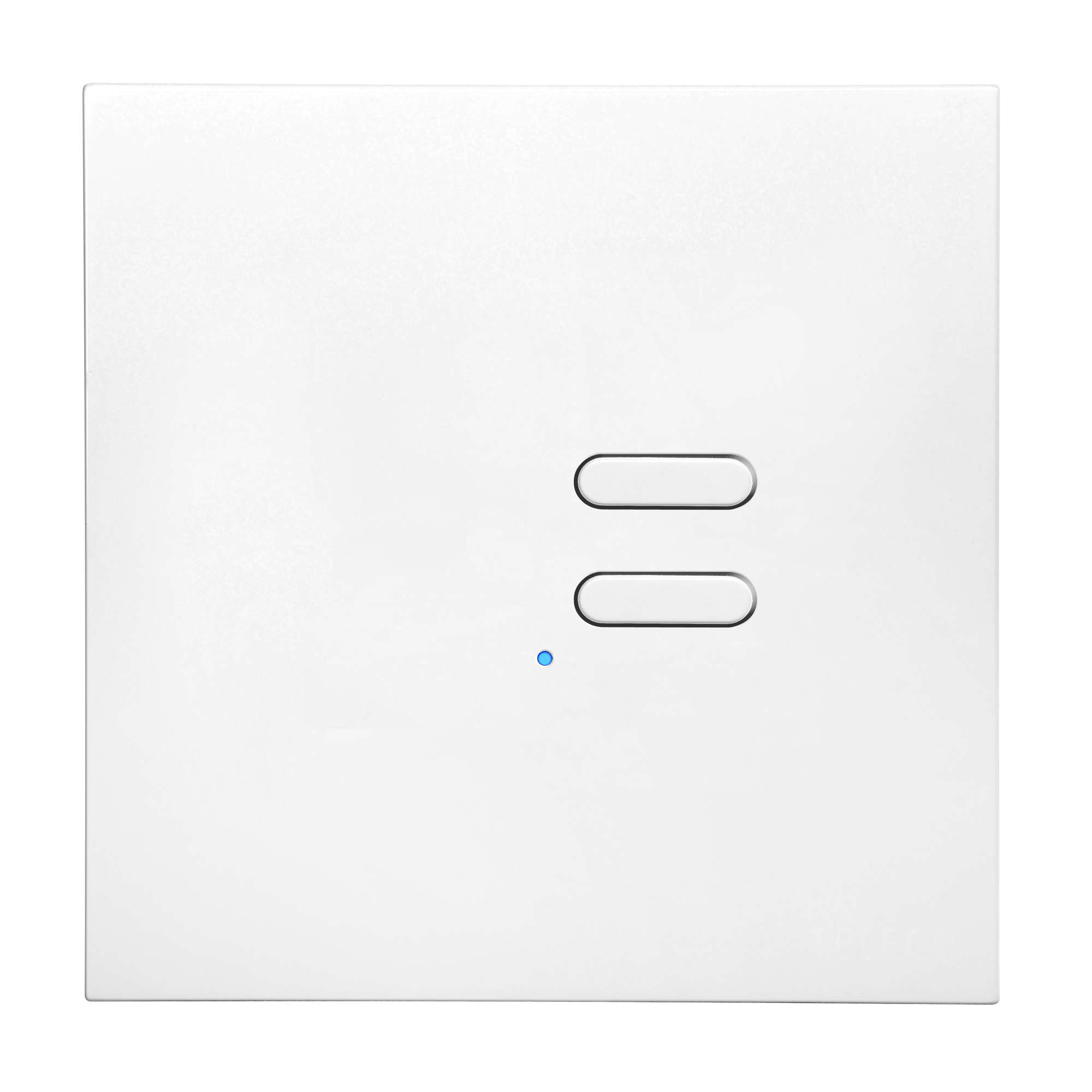 Wise Switch 2 Channel Satin White Aluminium 3V