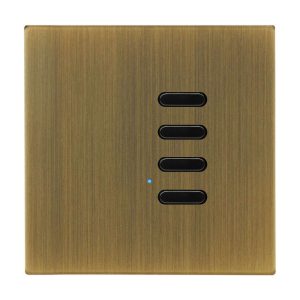Wise Switch 4 Channel Antique Brass 3V