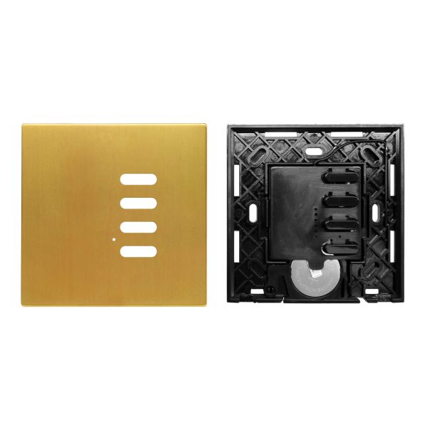 Wise Switch 4 Channel Satin Brass 3V - Image 4