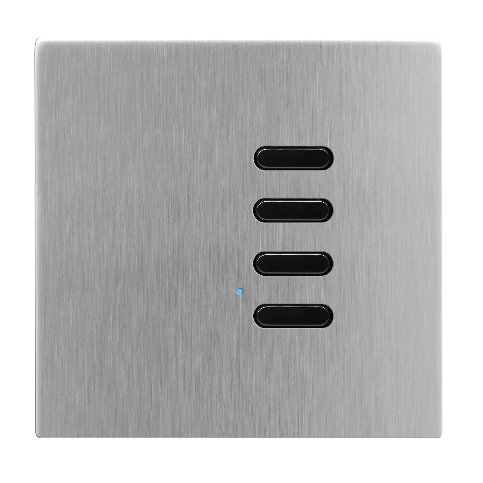 Wise Switch 4 Channel Satin Stainless Steel 3V