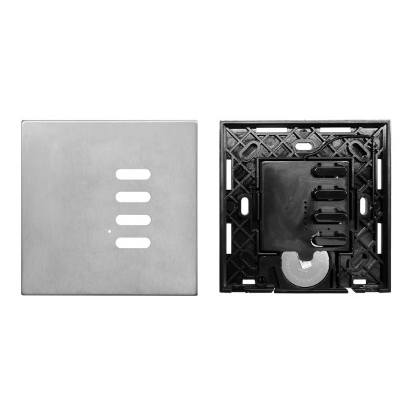 Wise Switch 4 Channel Satin Stainless Steel 3V - Image 4