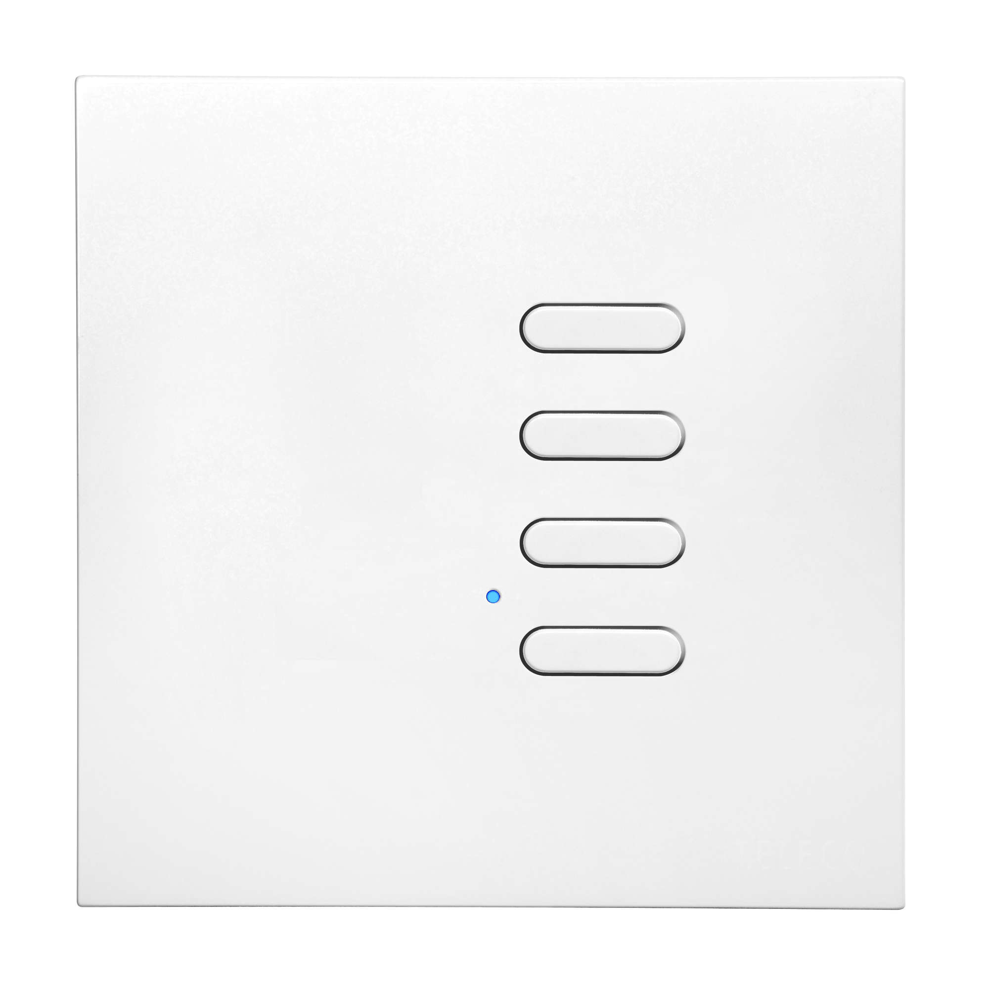 Wise Switch 4 Channel Satin White Aluminium 3V