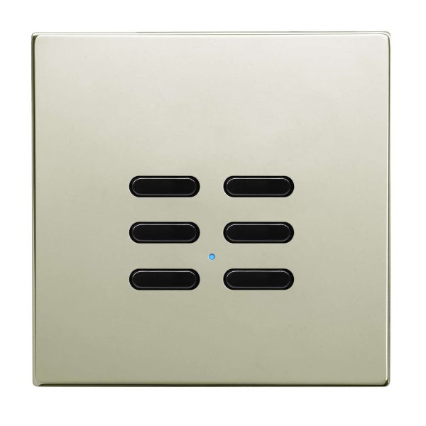 Wise Switch 6 Channel Polished Nickel 3V