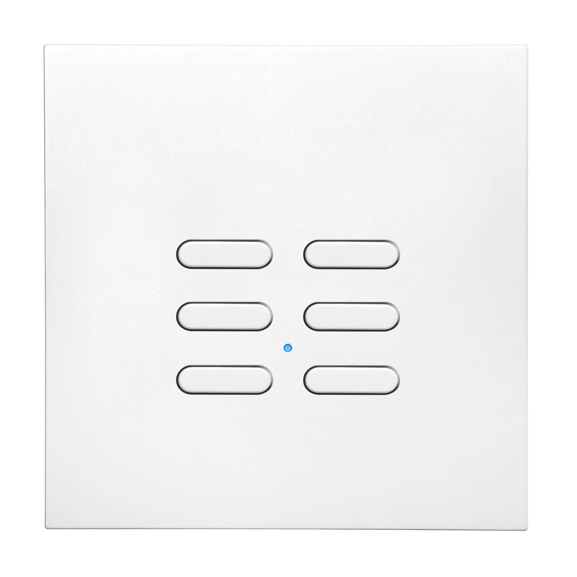 Wise Switch 6 Channel Satin White Aluminium 3V