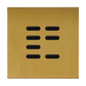 Wise Switch 7 Channel Satin Brass 3V