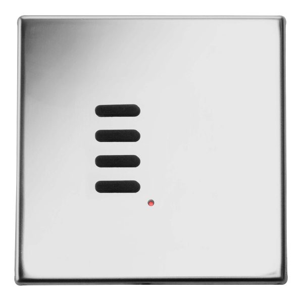 Wise Vogue Switch Polished Stainless Steel 4 Channel