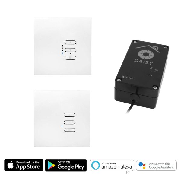 Wise Wi-Fi Fusion Kit includes 1 gang Master and 1 gang Slave Keypads 240V 450W