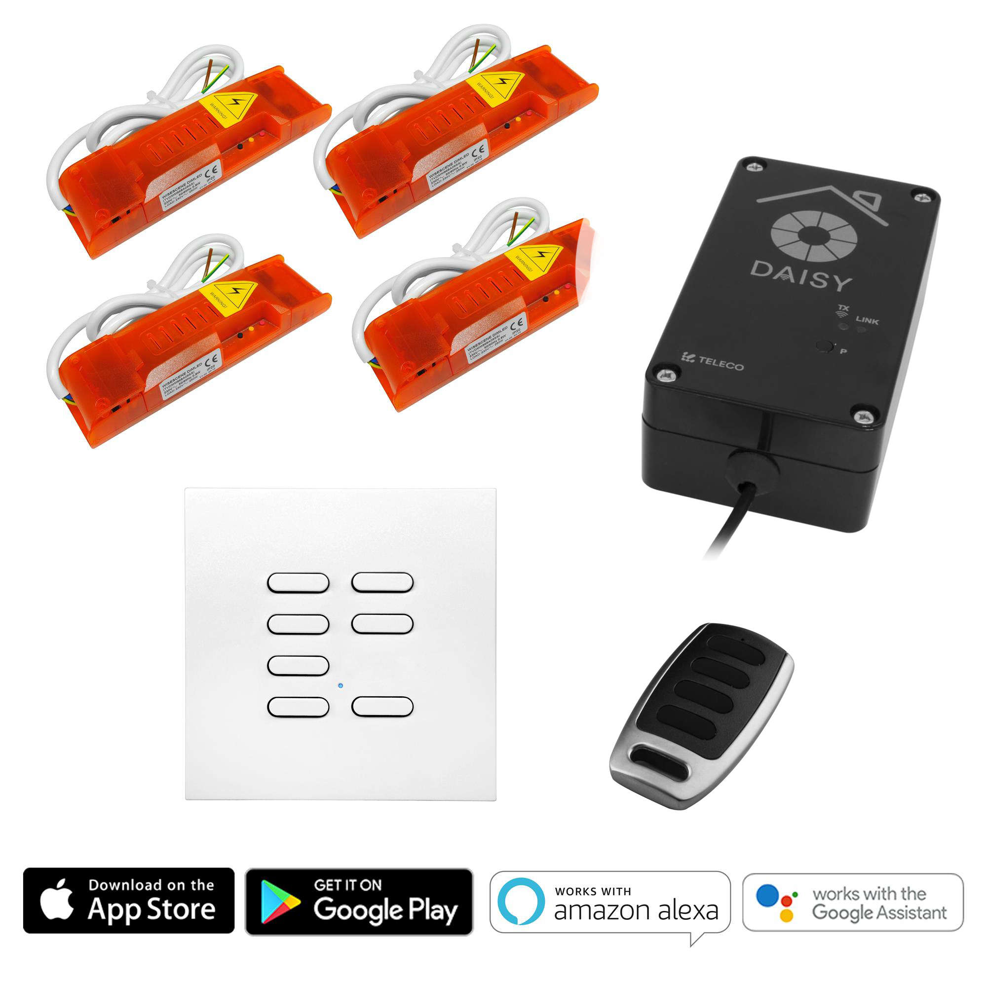 Wise Wi-Fi Pack Room Kit includes Keypad 240V 4x250W