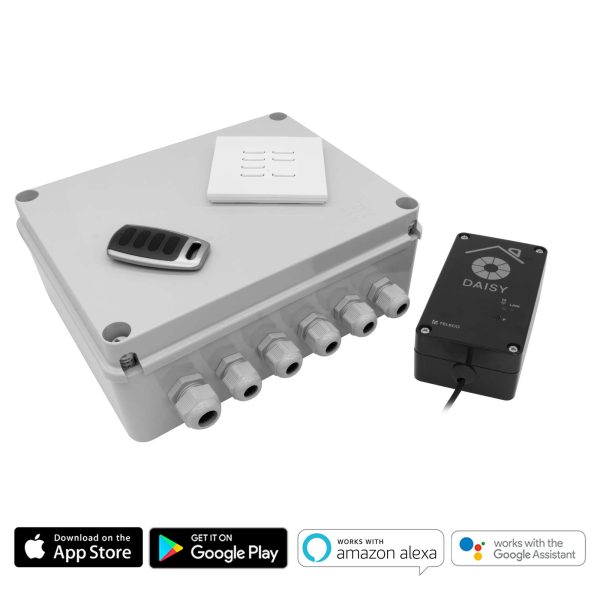 Wise Wi-Fi Scene Box Kit includes Keypad and Key Fob 240V 4x500W