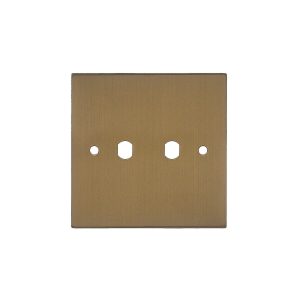 WiseRetro Module Plate Bronze 2 Gang