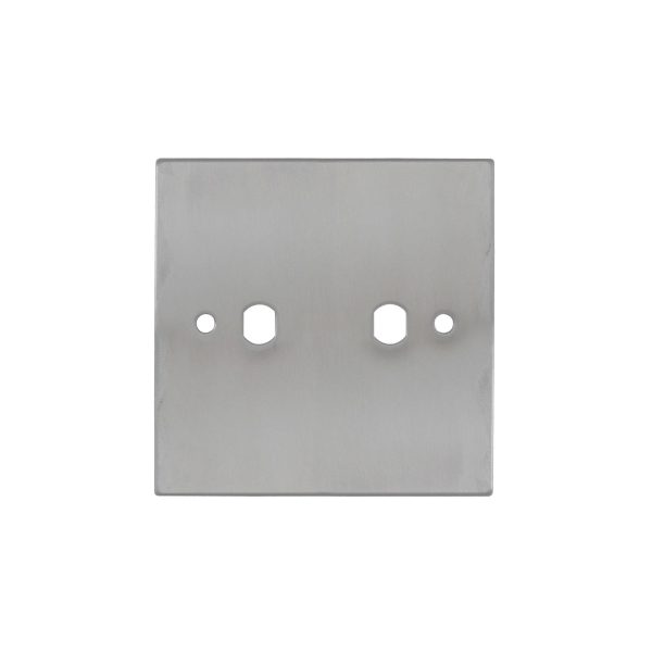 WiseRetro Module Plate Chrome 2 Gang