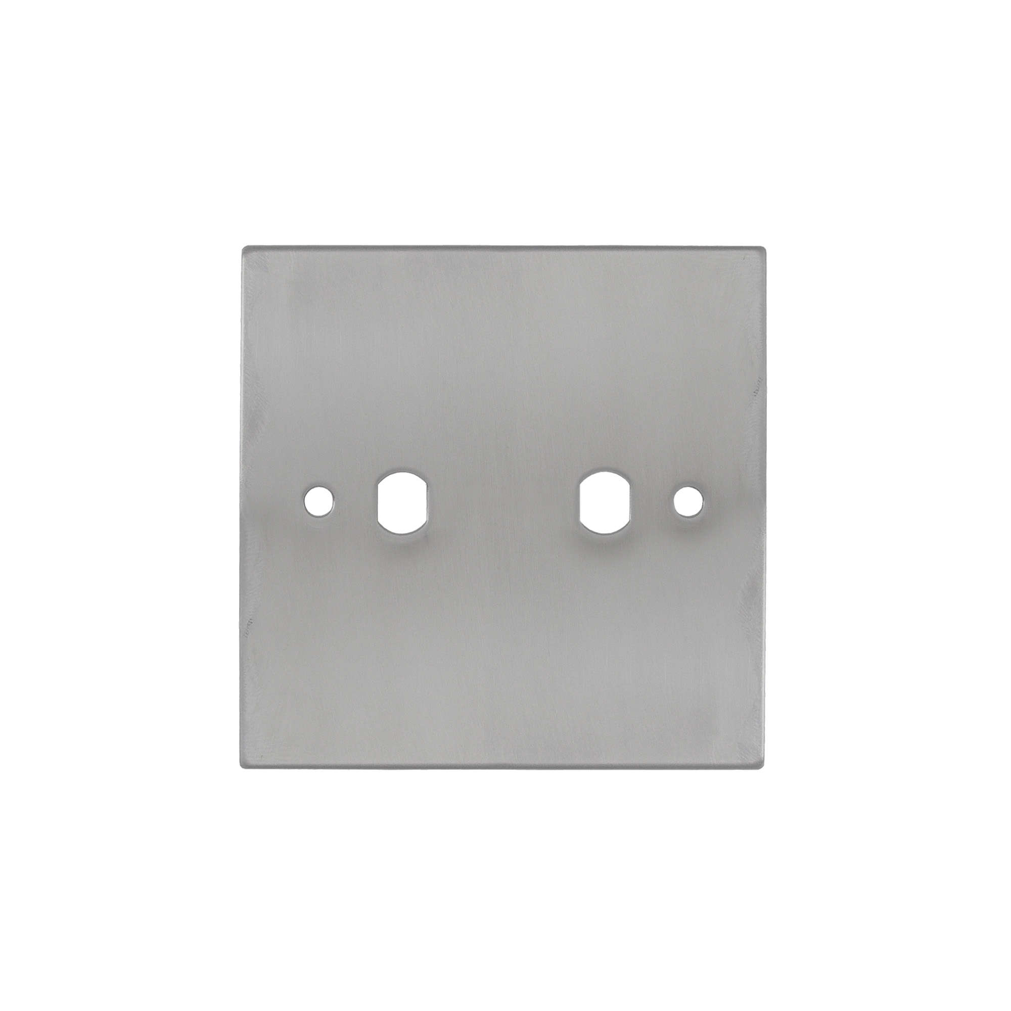 WiseRetro Module Plate Chrome 2 Gang