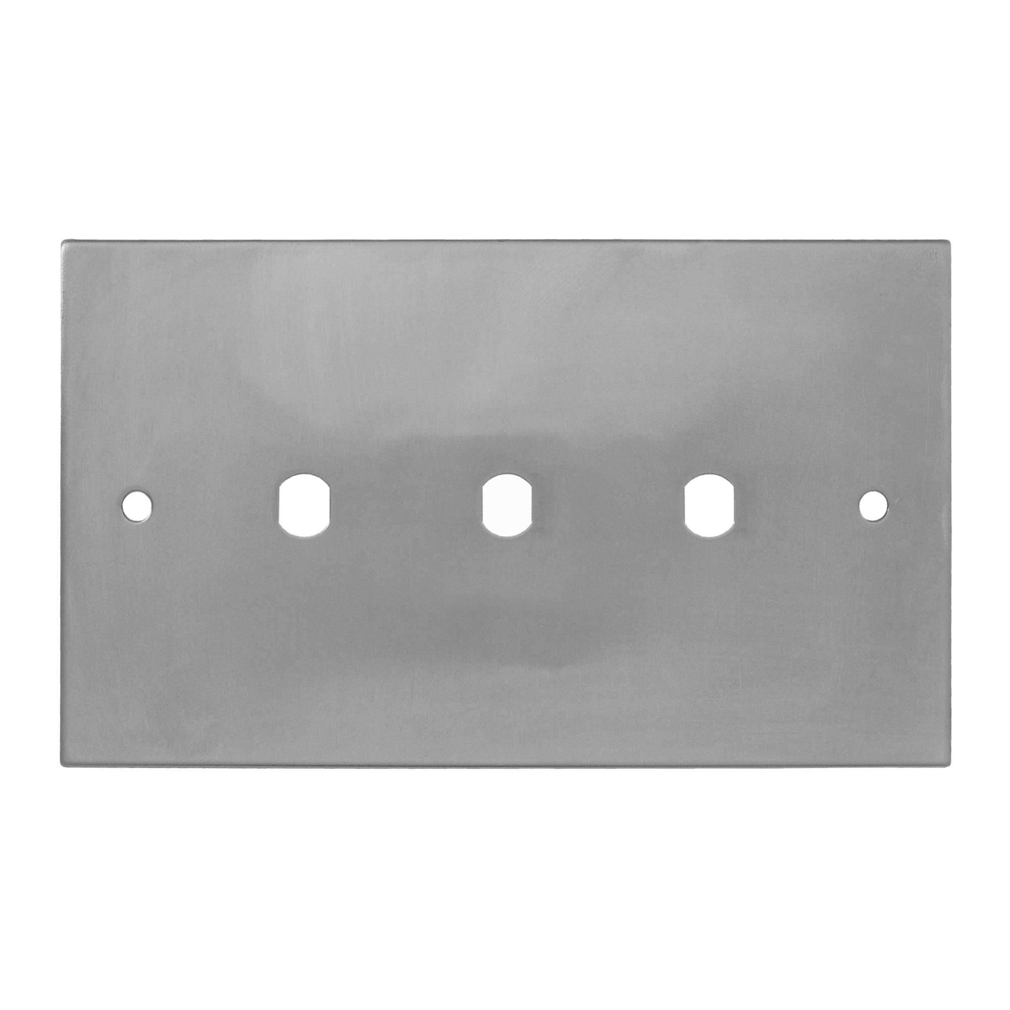 WiseRetro Module Plate Chrome 3 Gang