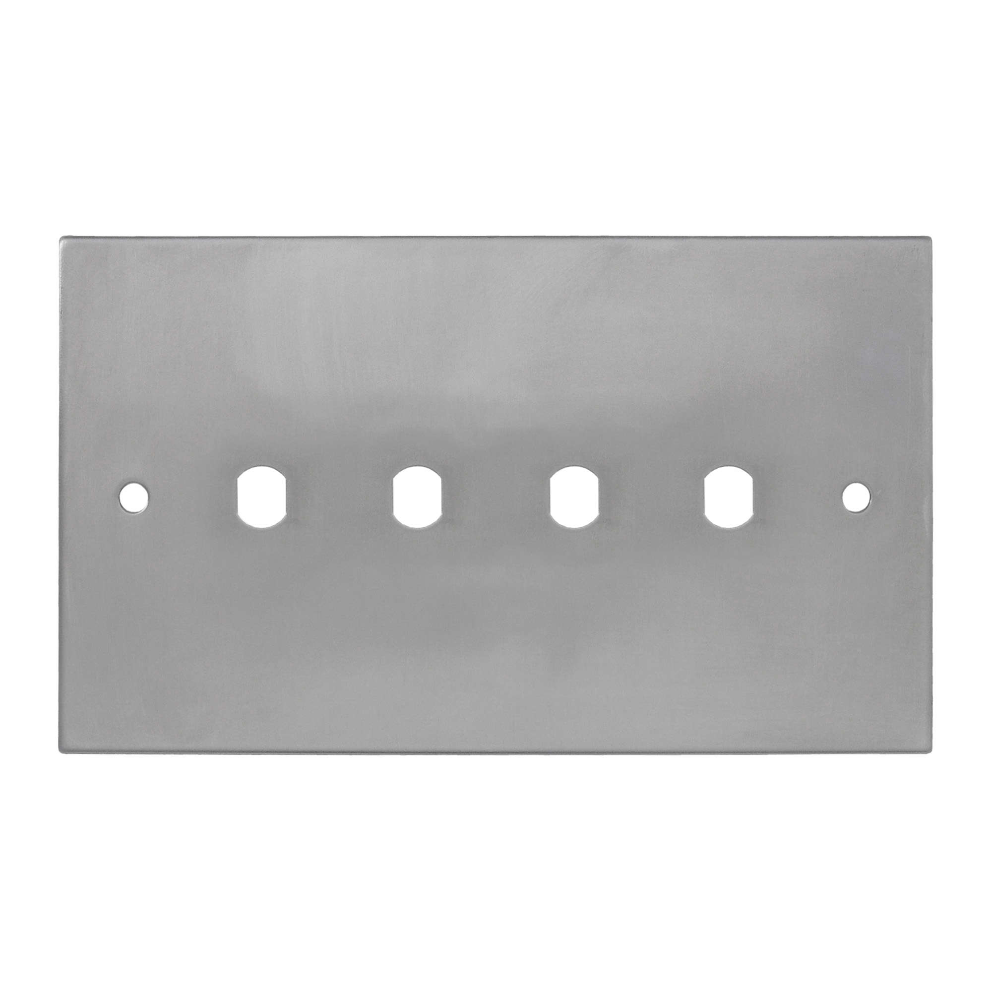 WiseRetro Module Plate Chrome 4 Gang