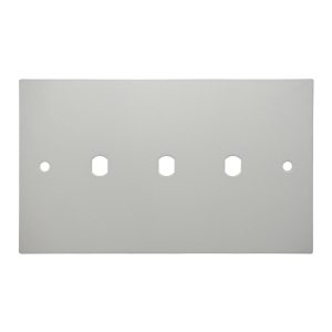 WiseRetro Module Plate Primed White 3 Gang