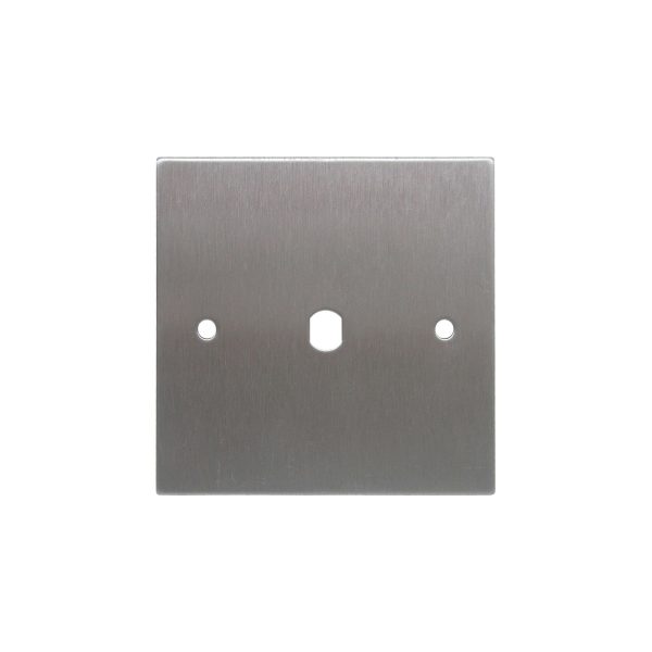 WiseRetro Module Plate Stainless Steel 1 Gang
