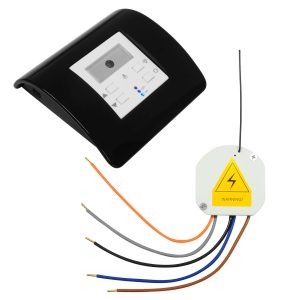 Wise Mouse Blind, Daylight Sensor Switch & Blind Receiver 240V 2 Channel Black
