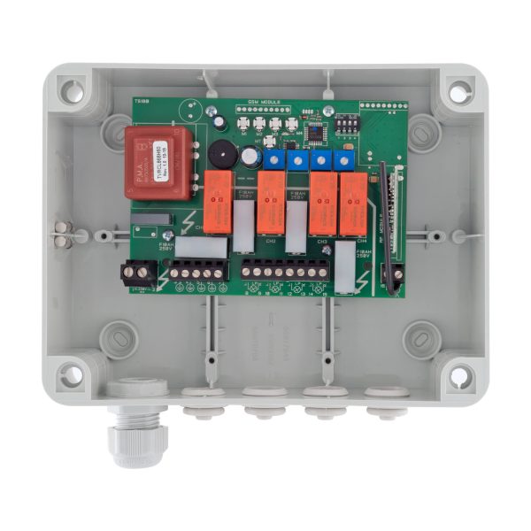 Wise Box Kit Version 4 includes Keypad, Key Fob & Dusk to Dawn Sensor 4 Channel, 5 Amps / Circuit - Image 2