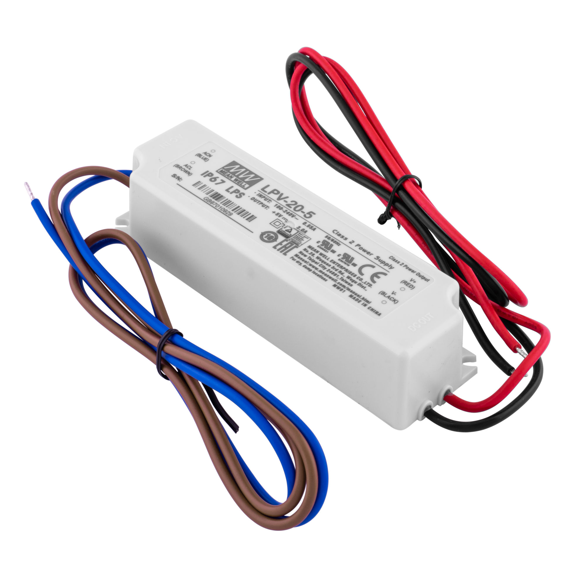 LPV-20-5 Interface Control 4 5V 5V White