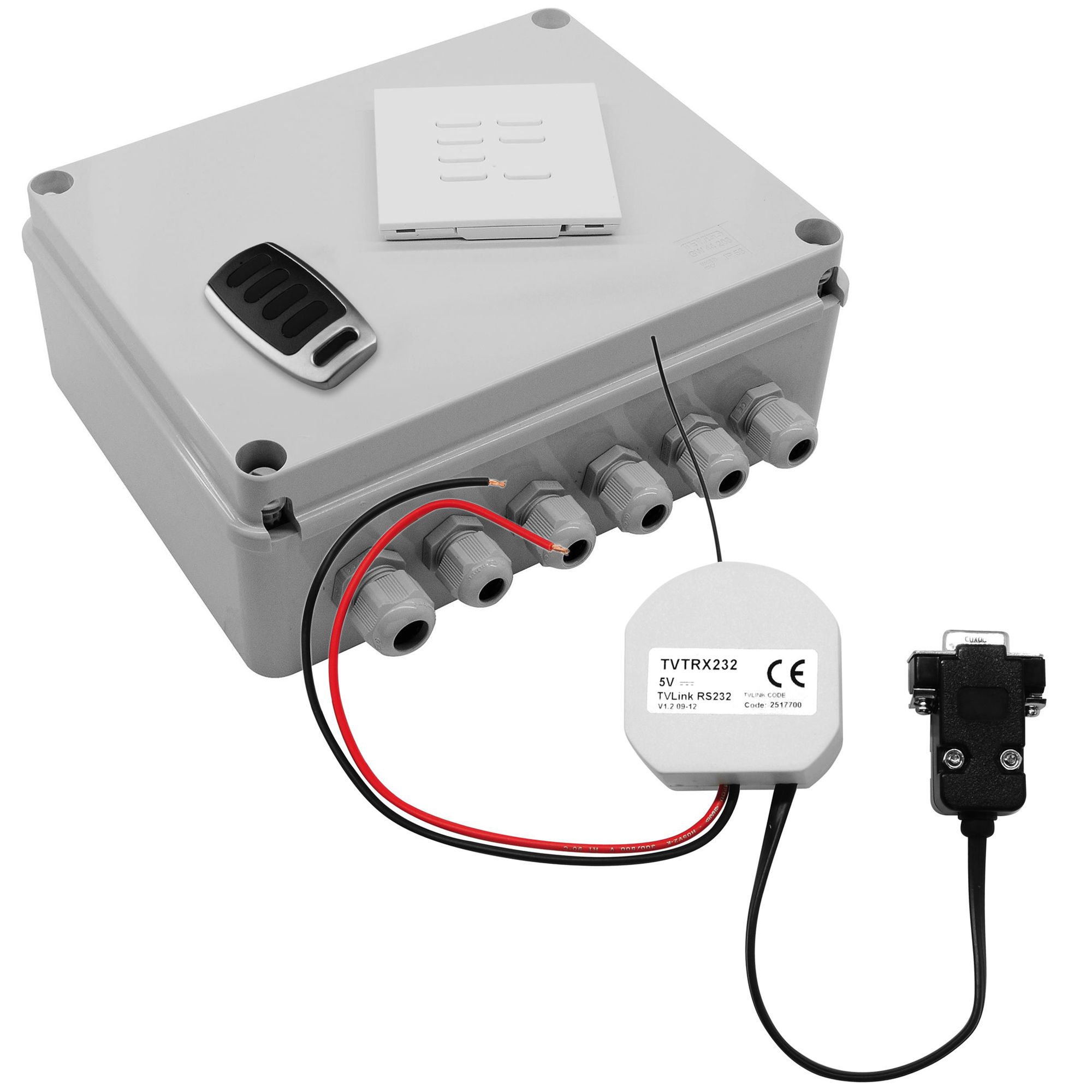 Wise Scene Box Control 4 Keypad, Keyfob and RS232 Interface Kit 240V 4x500W