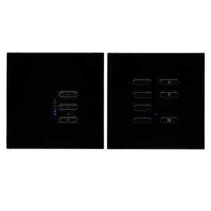 1 Gang Fusion Switching Scene Kit Black 250W