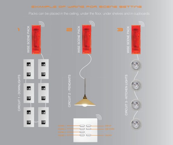 Wise Scene Dimming or Switching Receiver 0/1-10V 800W - Image 5