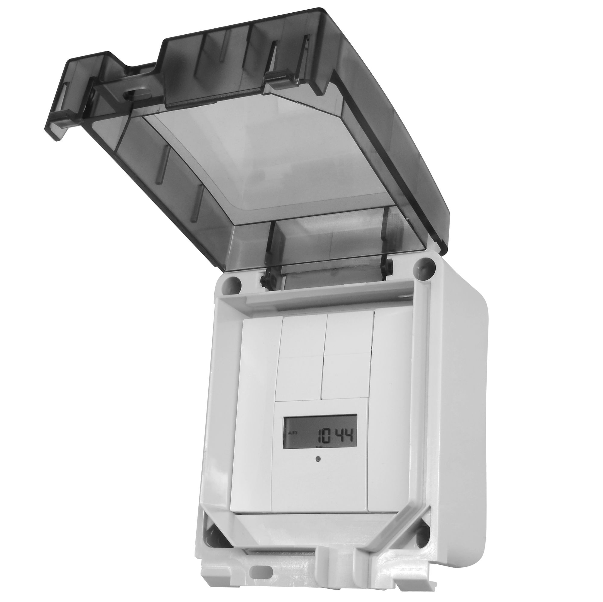 Waterproof Timeclock Style Switch White IP55